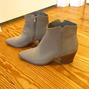 Mia Mushroom Suede Boots - Size 8.5 - Excellent Condition